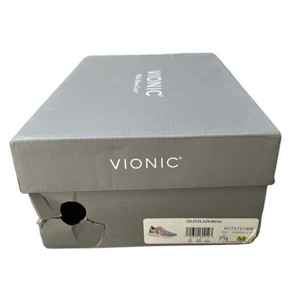 Vionic Celeste Azure Light Blue and Pink Sneakers Shoes Women’s Size 7.5 - Picture 8 of 9